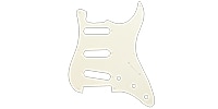 FENDER / Pickguard, Classic 50s Stratocaster 8-Hole 1-Ply Vintage WH