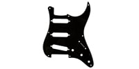 FENDER Pickguard, Classic 50s Stratocaster 8-Hole 3-Ply Black (MIJ)