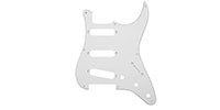 FENDER Pickguard, Classic 50s Stratocaster 8-Hole 3-Ply White (MIJ)