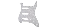 FENDER / Pickguard, Classic 50s Strato 8-Hole 4-Ply White Peal (MIJ)
