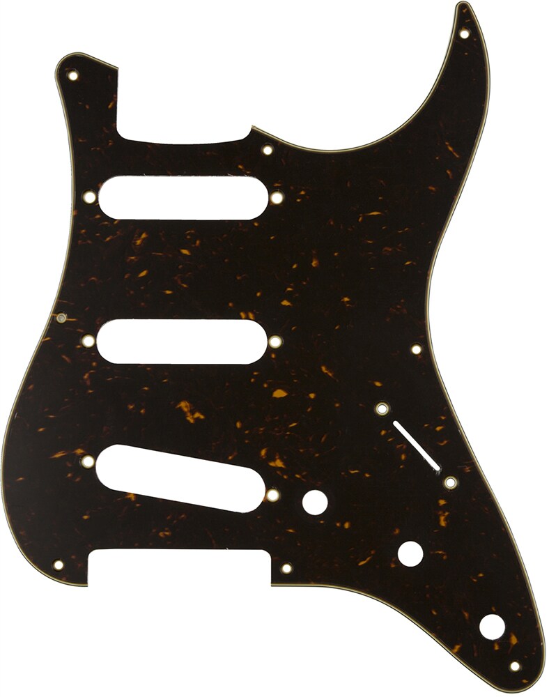 FENDER/Pickguard, Classic 50s Strato 8Hole 4Ply Mint Tortoise(MIJ)