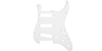 FENDER Pickguard, Classic 60s Strato 11Hole 1Ply Vintage White (MIJ