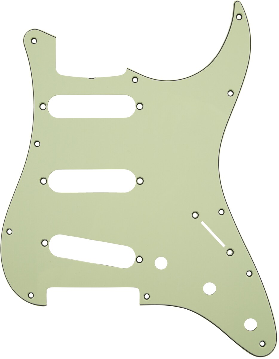 FENDER/Pickguard, Classic 60s Stratocaster 11-Hole 3-Ply Mint (MIJ)