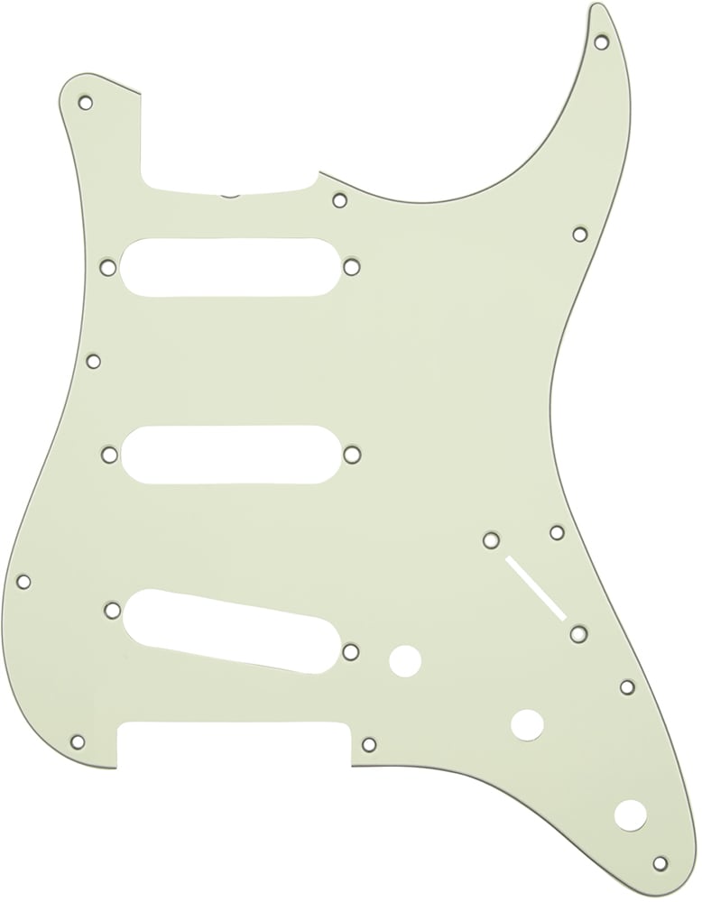 FENDER/Pickguard, Classic 60s Strato 11Hole 3Ply Mint Ivory（MIJ）