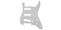 FENDER Pickguard, Classic 60s Strato 11Hole 4Ply White Peal（MIJ）