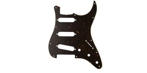 FENDER / Pickguard, Classic 60s Strato 11Hole 4Ply Mint Tortoise（MIJ