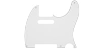 FENDER Pickguard, Classic 50s Telecaster 5-Hole 1-Ply White (MIJ)