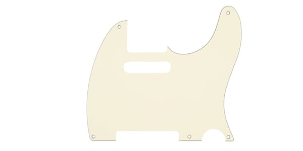 FENDER / Pickguard, Classic50s Telecaster 5Hole1Ply Vintage White MIJ
