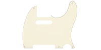 FENDER Pickguard, Classic50s Telecaster 5Hole3Ply Vintage White