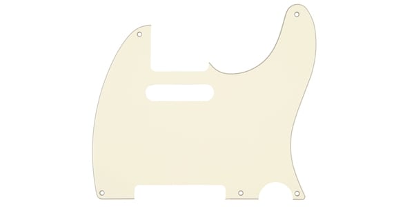 FENDER / Pickguard, Classic50s Telecaster 5Hole3Ply Vintage White