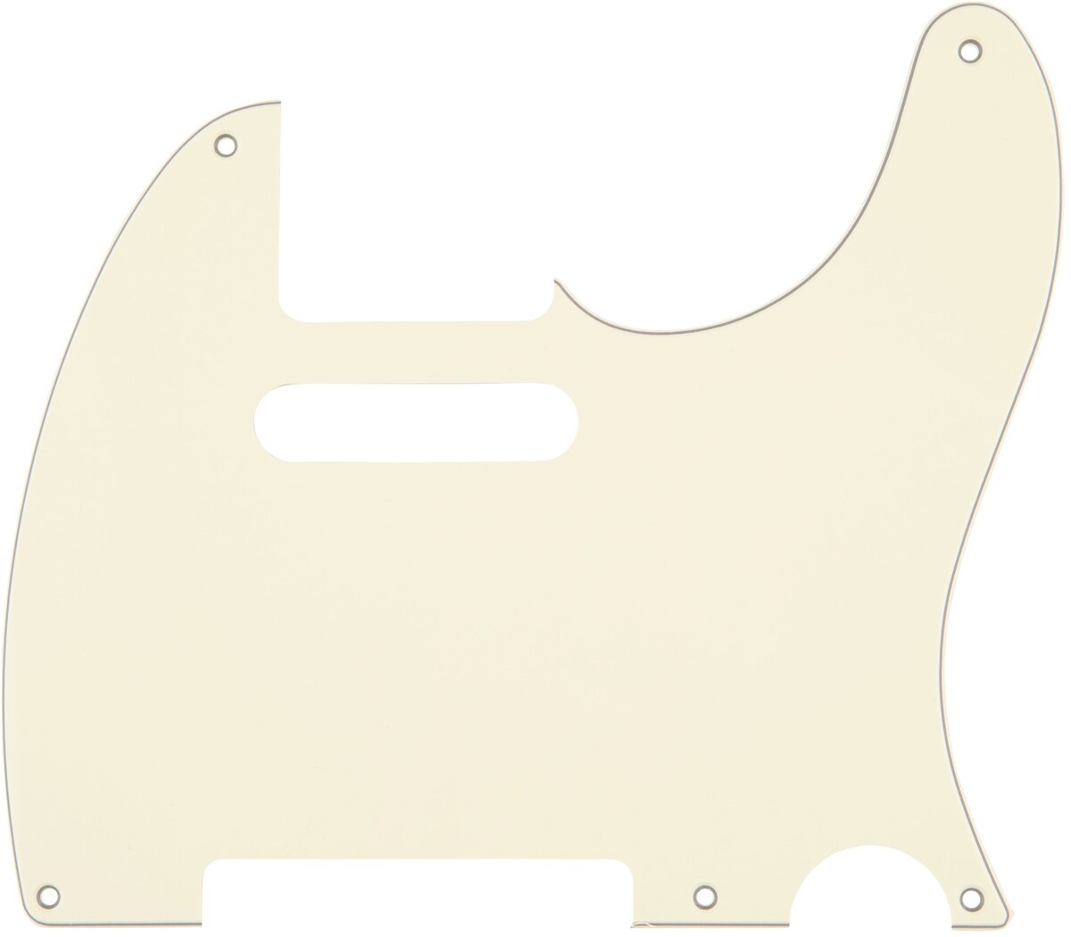 FENDER/Pickguard, Classic50s Telecaster 5Hole3Ply Vintage White