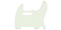 FENDER Pickguard, Classic 50s Telecaster 5-Hole 3-Ply Mint Ivory (M