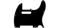 FENDER Pickguard, Classic 60s Telecaster 8-Hole 3-Ply Black (MIJ)