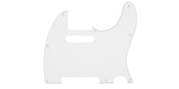 FENDER Pickguard, Classic 60s Telecaster 8-Hole 3-Ply White (MIJ)