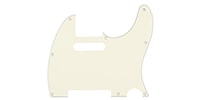 FENDER Pickguard, Classic 60s Telecaster 8-Hole 3-Ply Vintage WH MI
