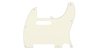 FENDER Pickguard, Classic 60s Telecaster 8-Hole 3-Ply Vintage WH MI