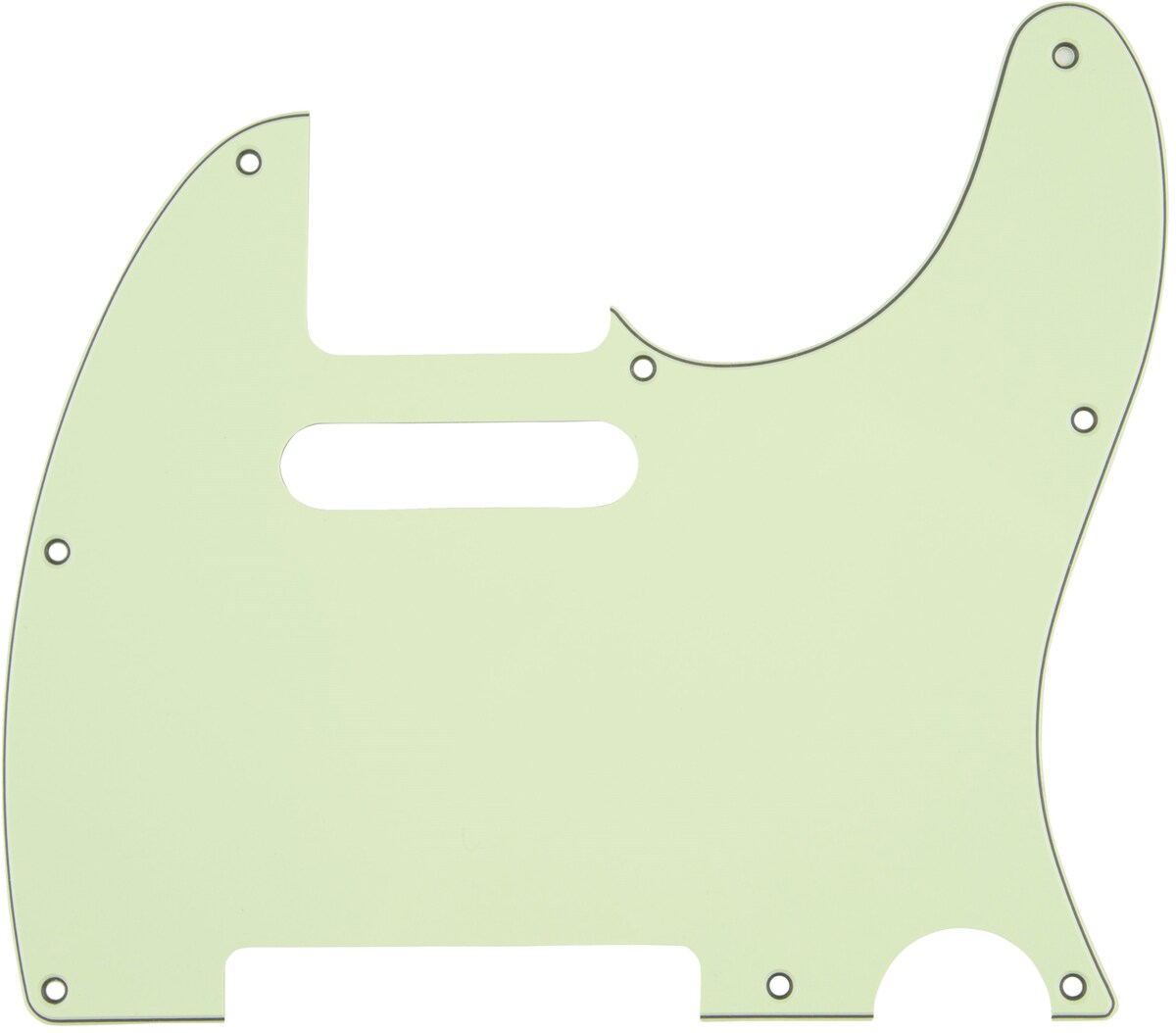 FENDER/Pickguard, Classic 60s Telecaster 8-Hole 3-Ply Mint (MIJ)