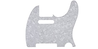 FENDER Pickguard, Classic 60s Telecaster 8-Hole 4-Ply White Peal (M