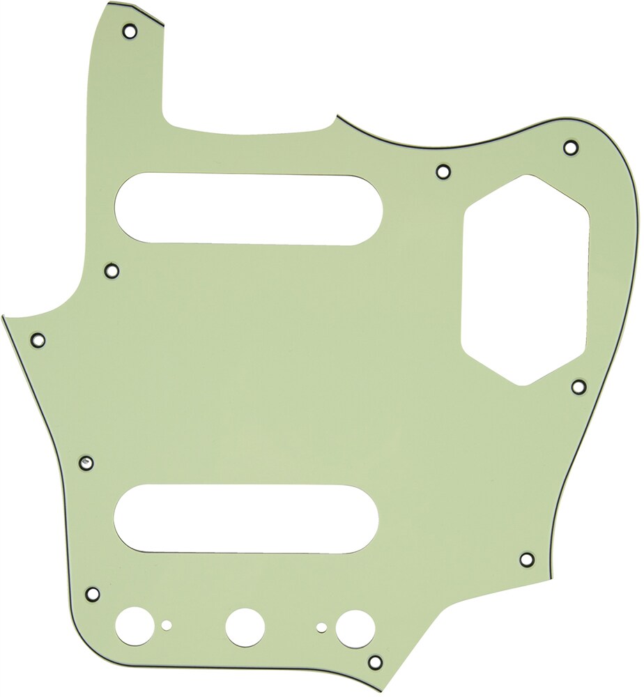 FENDER/Pickguard, Classic 60s Jaguar 10-Hole 3-Ply Mint (MIJ)