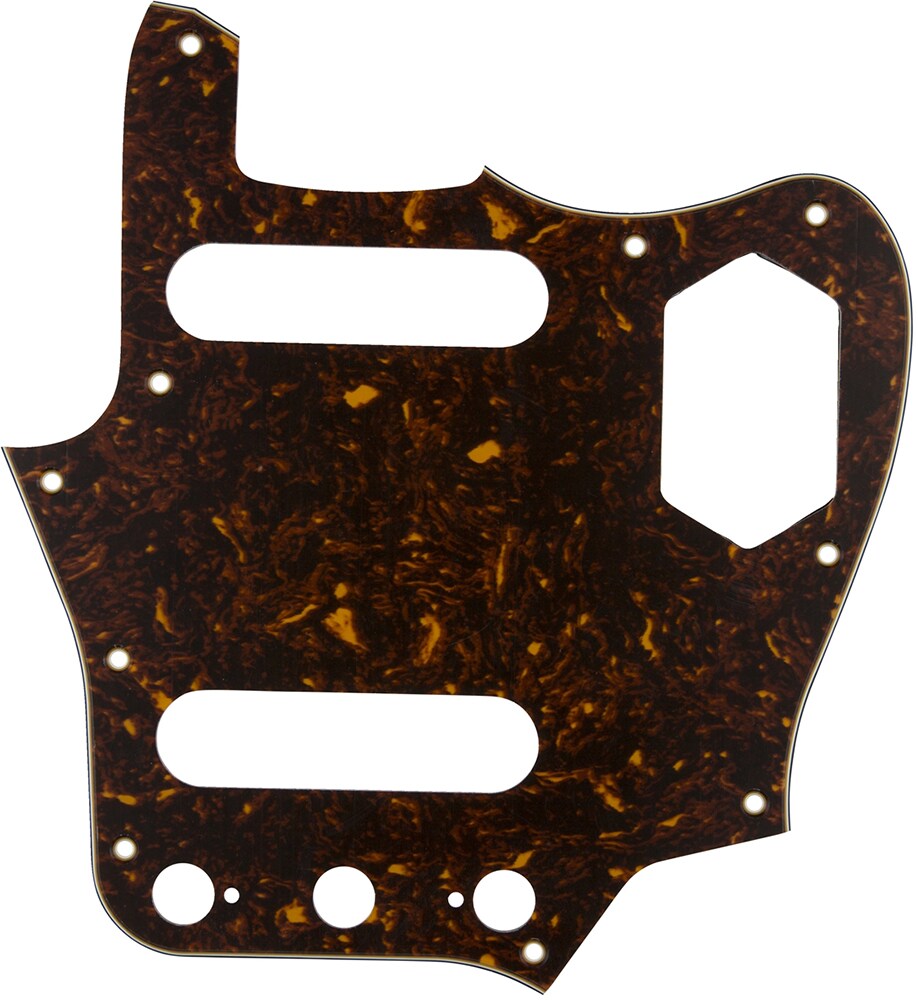 FENDER/Pickguard, Classic 60s Jaguar 10Hole 3Ply Tortoise E MIJ