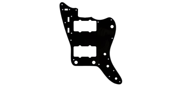 FENDER / Pickguard, Classic 60s Jazzmaster 12-Hole 3-Ply Black MIJ