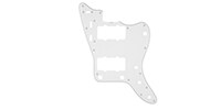 FENDER Pickguard, Classic 60s Jazzmaster 12-Hole 3-Ply White MIJ