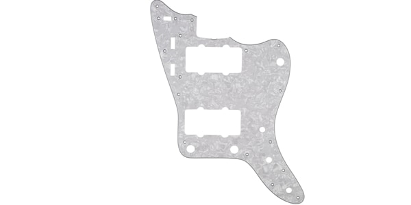 FENDER / Pickguard, Classic 60s Jazzmaster 12-Hole 4-Ply White Peal
