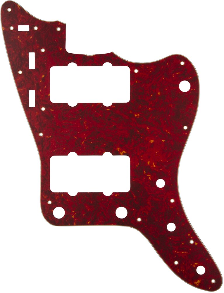 FENDER/Pickguard, Classic 60s Jazzmaster 4-Ply Red Tortoise