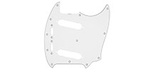 FENDER Pickguard, Classic 60s Mustang 12-Hole 1-Ply White (MIJ)