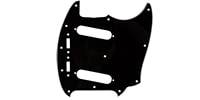 FENDER Pickguard, Classic 60s Mustang 12-Hole 3-Ply Black (MIJ)