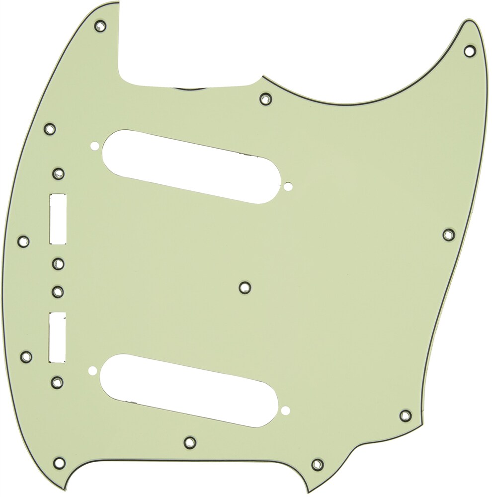 FENDER/Pickguard, Classic 60s Mustang 12-Hole 3-Ply Mint (MIJ)