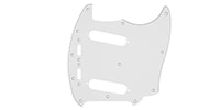 FENDER Pickguard, Classic 70s Mustang 12-Hole 3-Ply White (MIJ)