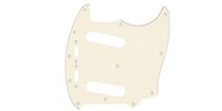 FENDER Pickguard, Classic 70s Mustang 12-Hole 3-Ply Vintage White (