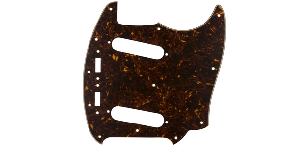 FENDER / Pickguard, Classic 70s Mustang 12-Hole 3-Ply Tortoise Shell