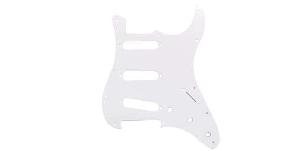 FENDER / Pickguard, Classic 70s Stratocaster 11-Hole 1-Ply White (MIJ