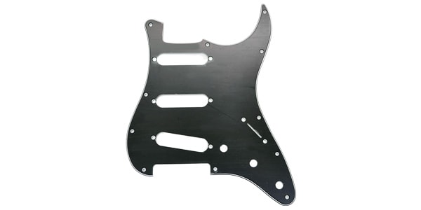 FENDER / Pickguard, Classic 70s Stratocaster 11-Hole 3-Ply Black (MIJ