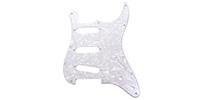 FENDER Pickguard, Classic 70s Stratocaster 11-Hole 4-Ply White Peal