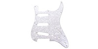 FENDER Pickguard, Classic 70s Stratocaster 11-Hole 4-Ply White Peal