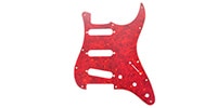 FENDER Pickguard, Classic 70s Stratocaster 11-Hole 4-Ply Red Tortoi