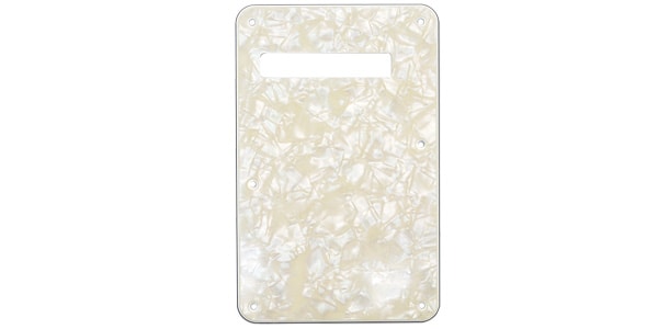 FENDER / STRATOCASTER MODERN-STYLE TREMOLO BACKPLATE AGED WHITE MOTO
