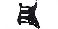 FENDER / 11-HOLE MODERN-STYLE STRATOCASTER PICKGUARDS BLACK