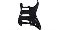 FENDER 11-HOLE MODERN-STYLE STRATOCASTER PICKGUARDS BLACK