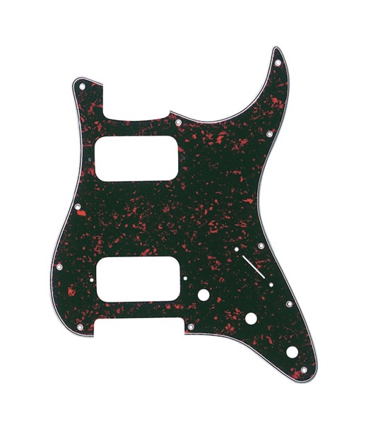 FENDER/11-HOLE MODERN-STYLE STRATOCASTER H/H PICKGUARDS TORTOISE