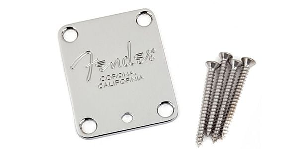 FENDER/4-BOLT AMERICAN SERIES GUITAR NECK PLATE WITH STAMP