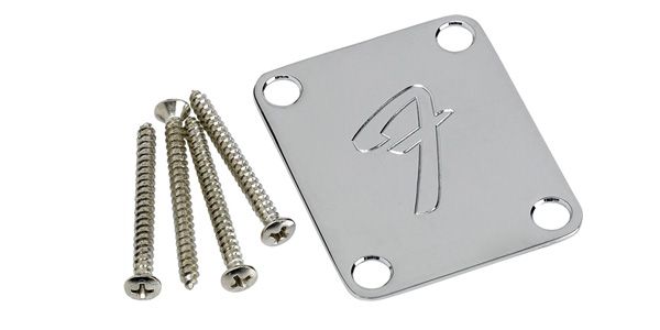 FENDER/4-BOLT '70S VINTAGE-STYLE F LOGO NECK PLATE