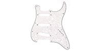 FENDER 11-HOLE MODERN-STYLE STRATOCASTER PICKGUARDS WHITE PEARL