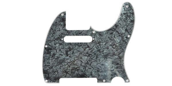 FENDER / 8-HOLE MOUNT MULTI-PLY TELECASTER PICKGUARDS BLACK PEARL