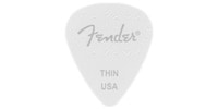 FENDER 351 SHAPE WAVELENGTH CELLULOID PICKS White, Thin