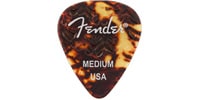 FENDER 351 SHAPE WAVELENGTH CELLULOID PICKS Tortoise Shell, Medium