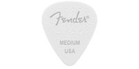 FENDER 351 SHAPE WAVELENGTH CELLULOID PICKS White, Medium